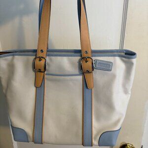 Coach | white canvas purse | never used